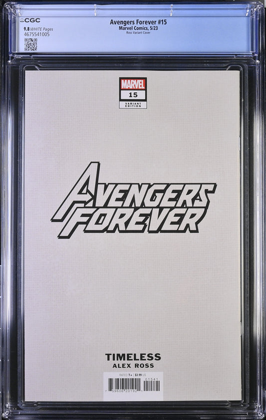 AVENGERS FOREVER (2ND SERIES) #15 CGC 9.8 NM/MT Alex Ross Timeless Kang