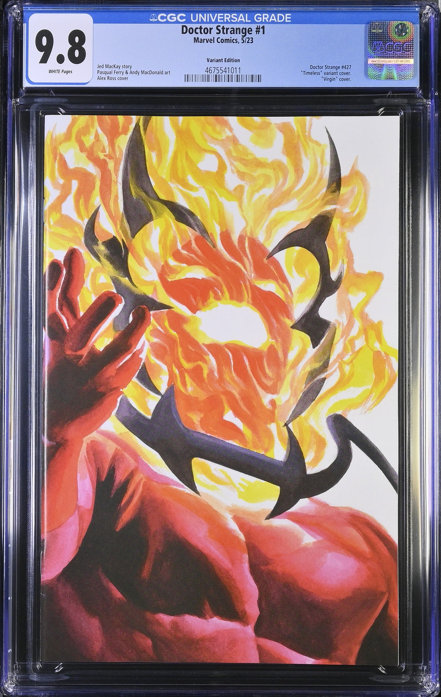 DOCTOR STRANGE (7TH SERIES) # 1 CGC 9.8 NM/MT Alex Ross Timeless Dormammu