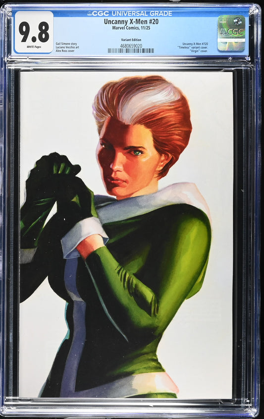 UNCANNY X-MEN (6TH SERIES) #20 CGC 9.8 NM/MT Alex Ross Timeless ROGUE Virgin Variant