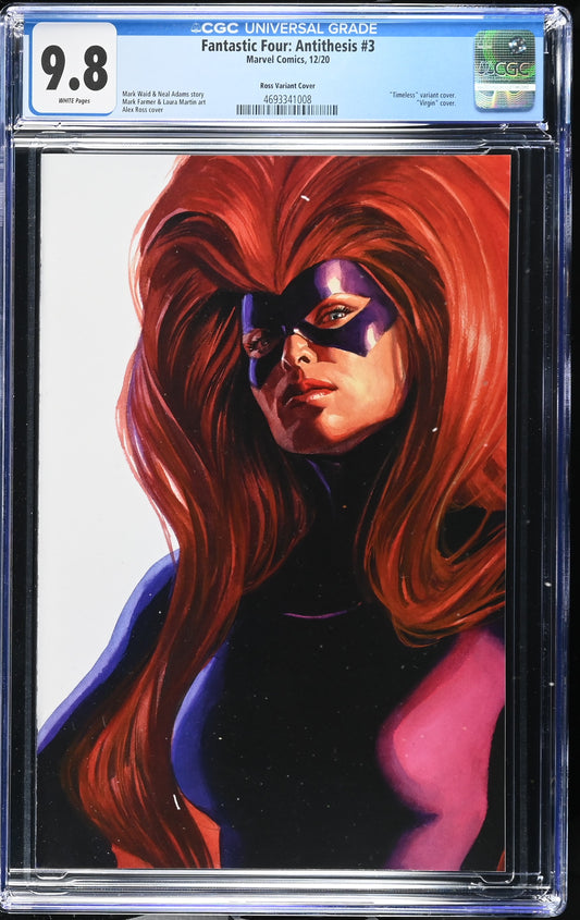 FANTASTIC FOUR: ANTITHESIS # 3 CGC 9.8 NM/MT Alex Ross Timeless MEDUSA Virgin Variant