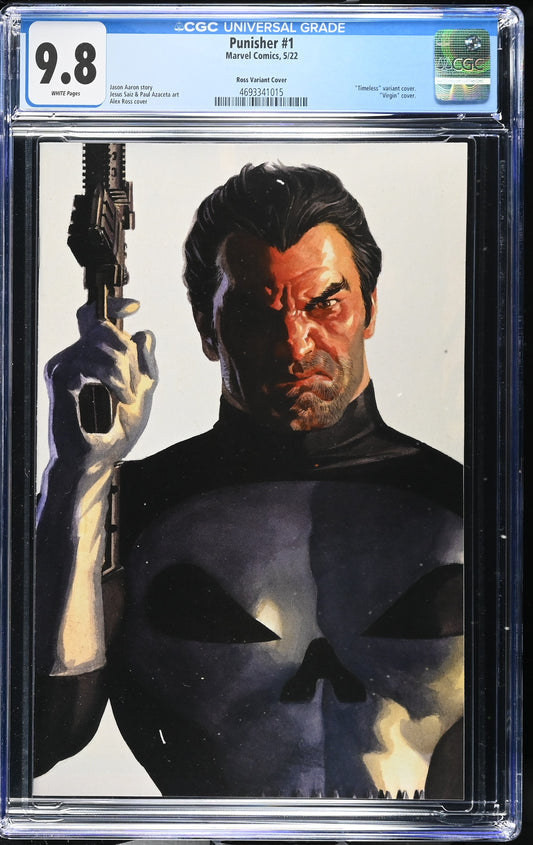 PUNISHER (13TH SERIES) # 1 CGC 9.8 NM/MT Alex Ross Timeless PUNISHER Virgin Variant