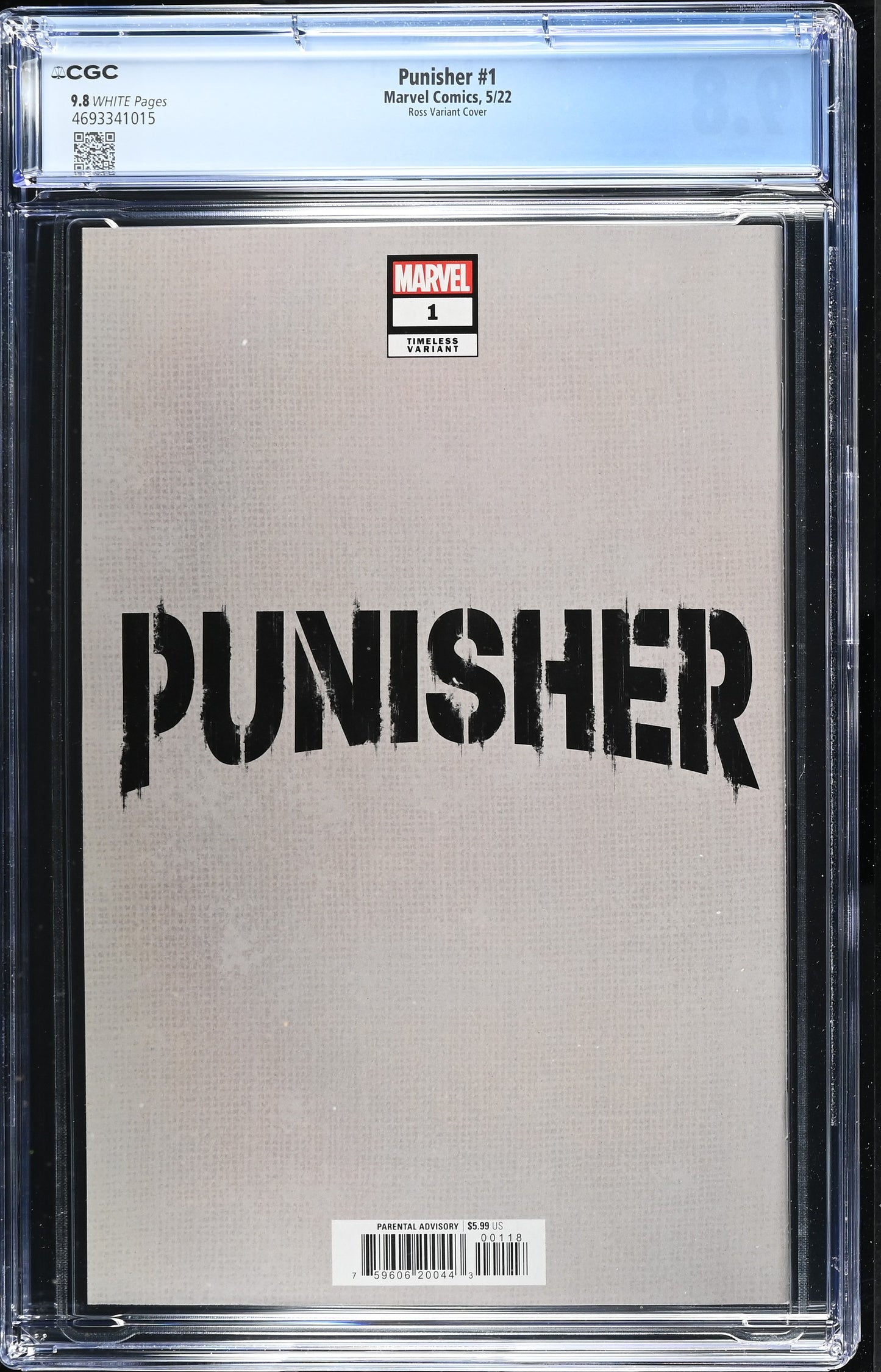 PUNISHER (13TH SERIES) # 1 CGC 9.8 NM/MT Alex Ross Timeless PUNISHER Virgin Variant