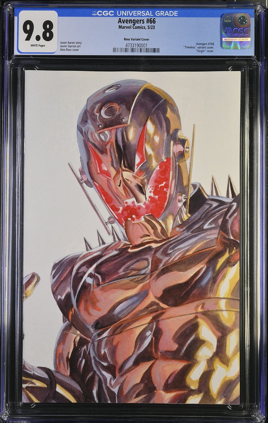 AVENGERS (8TH SERIES) #66 CGC 9.8 NM/MT Alex Ross Timeless ULTRON