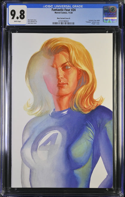 FANTASTIC FOUR (6TH SERIES) #24/B CGC 9.8 NM/MT Alex Ross Timeless INVISIBLE WOMAN