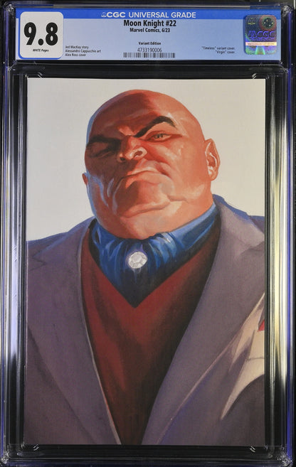 MOON KNIGHT (9TH SERIES) #22 CGC 9.8 NM/MT Alex Ross Timeless KINGPIN