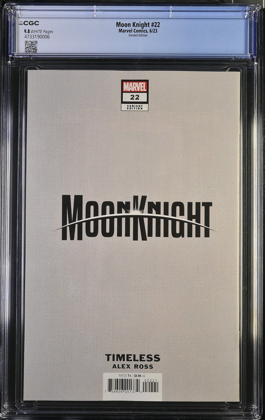 MOON KNIGHT (9TH SERIES) #22 CGC 9.8 NM/MT Alex Ross Timeless KINGPIN
