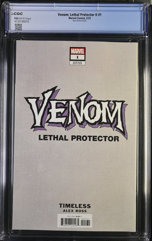 VENOM: LETHAL PROTECTOR II # 1 CGC 9.8 NM/MT Alex Ross Timeless VENOM