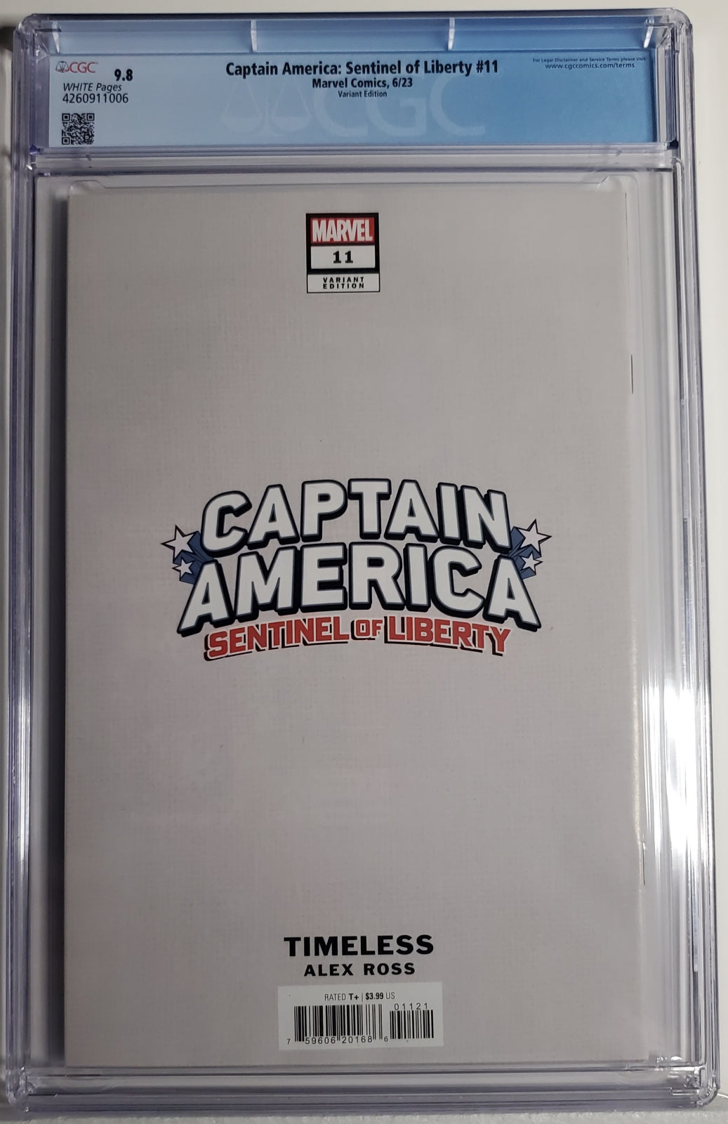 CAPTAIN AMERICA: SENTINEL OF LIBERTY (2ND SERIES, 2022) #11 CGC 9.8 NM/MT Alex Ross Timeless MODOK