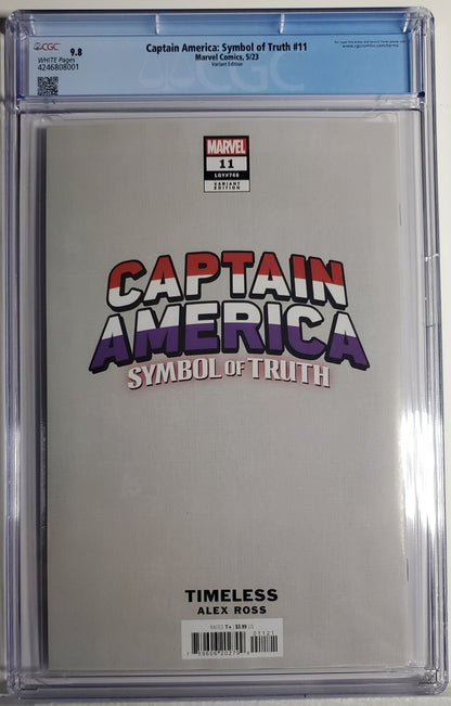 CAPTAIN AMERICA: SYMBOL OF TRUTH (2022) #11 CGC 9.8 NM/MT Alex Ross Red Skull