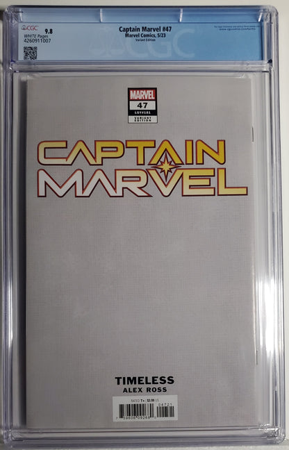 CAPTAIN MARVEL (11TH SERIES, 2019) #47 CGC 9.8 NM/MT Alex Ross Juggernaut