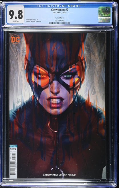 CATWOMAN (5TH SERIES) # 2 CGC 9.8 NM/MT Stanley "Artgerm" Lau Variant
