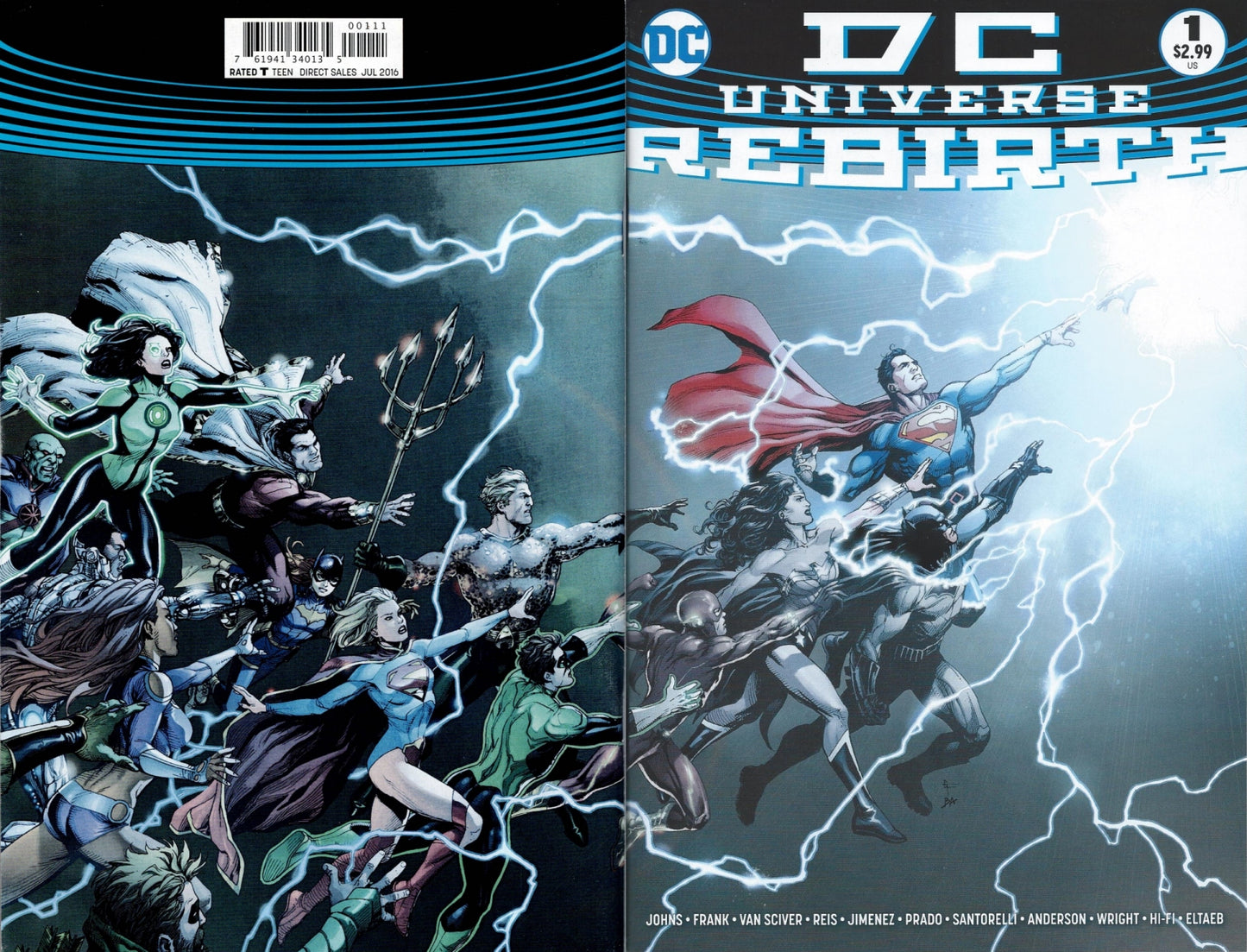 DC UNIVERSE REBIRTH # 1 NM