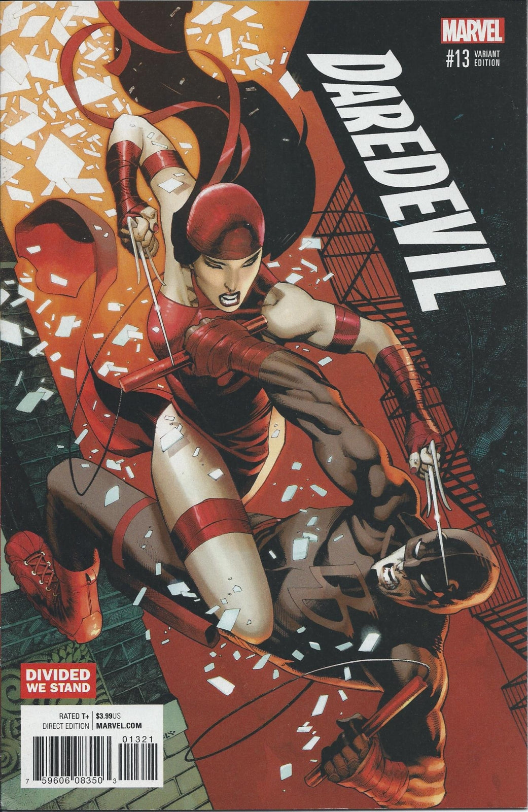 DAREDEVIL (5TH SERIES) #13 VF Chris Stevens 'Divided We Stand' Variant