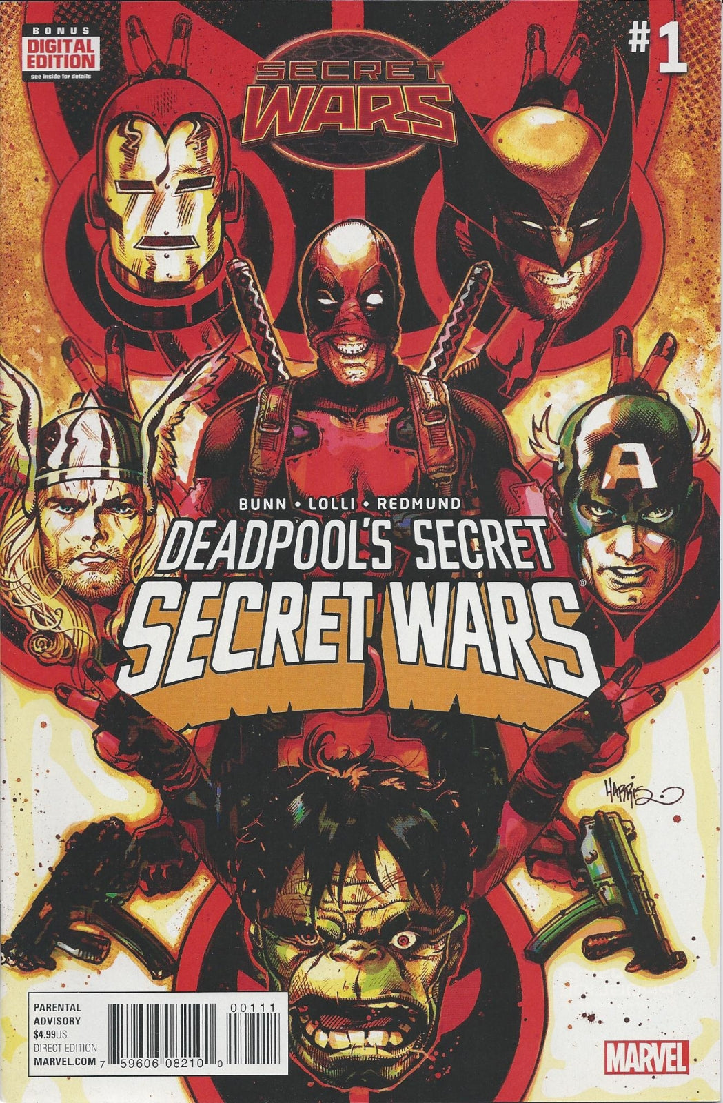 DEADPOOL'S SECRET SECRET WARS # 1 NM