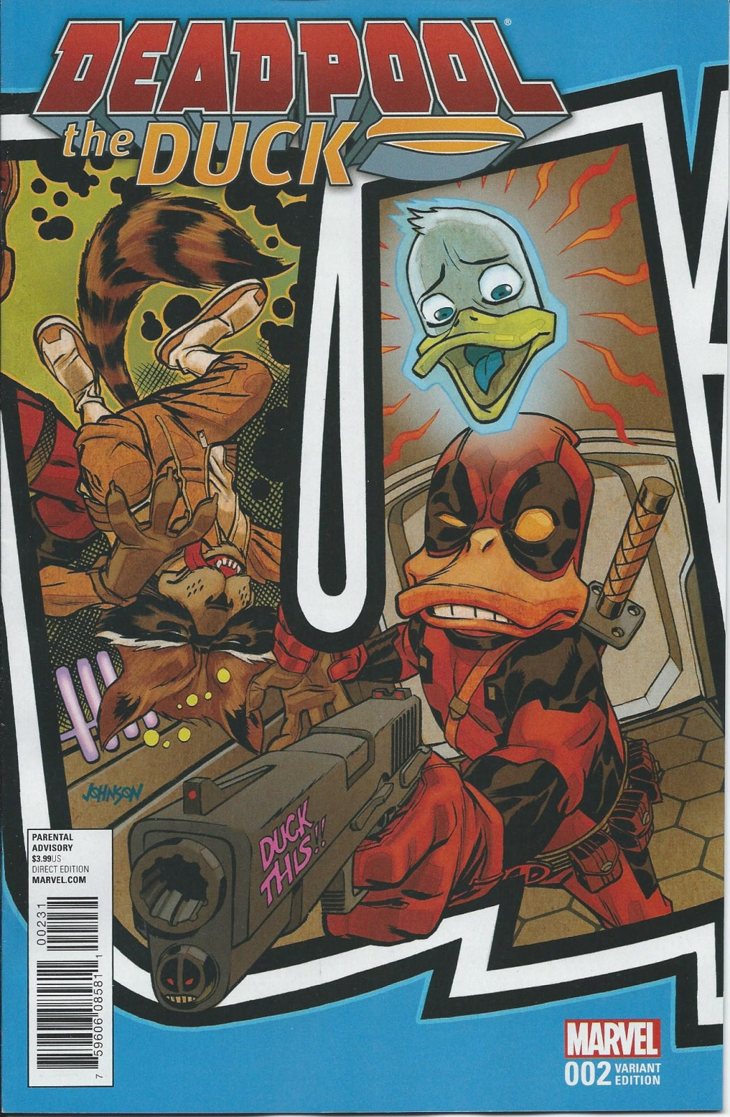 DEADPOOL THE DUCK # 2 NM Dave Johnson Connecting Variant