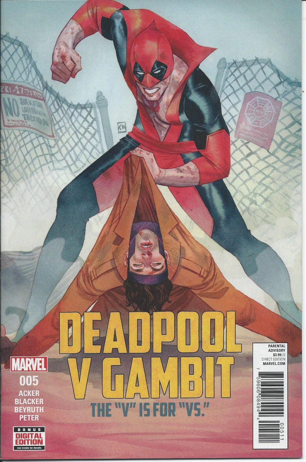 DEADPOOL VS. GAMBIT # 5 NM