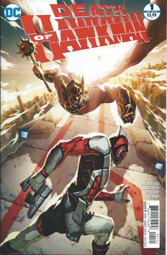 DEATH OF HAWKMAN # 1 NM Philip Tan Variant