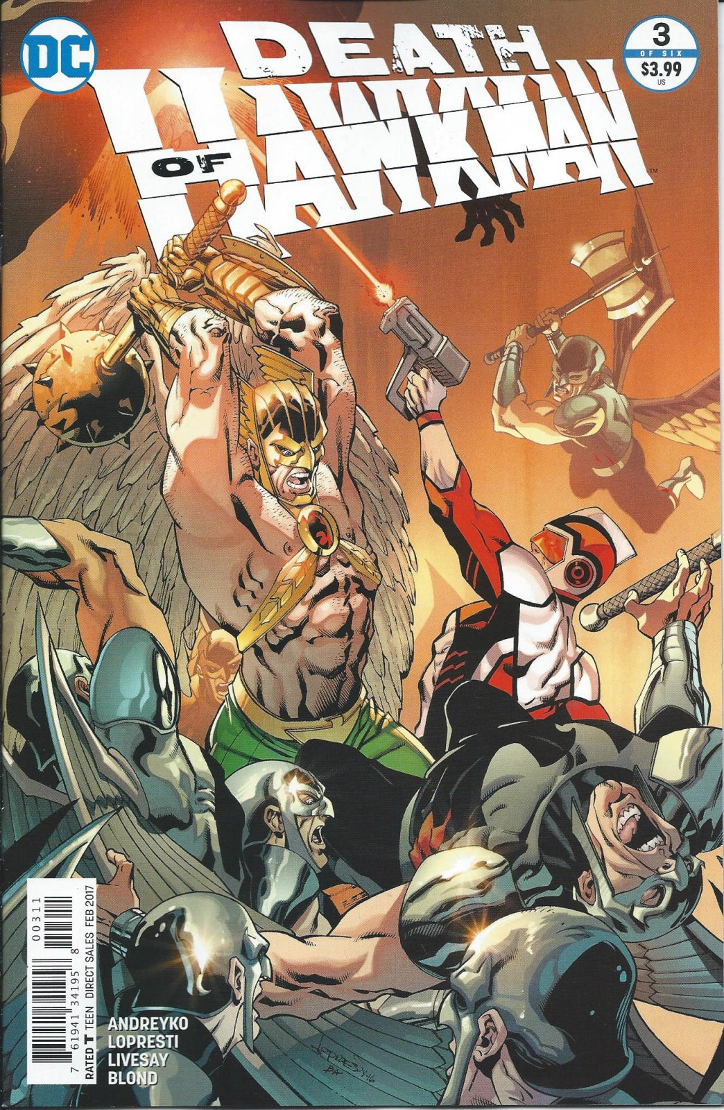 DEATH OF HAWKMAN # 3 NM