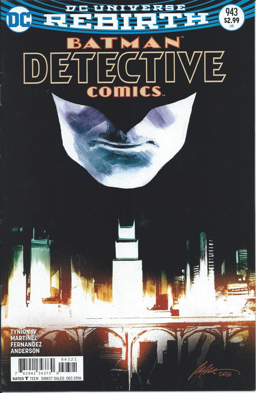 DETECTIVE COMICS (1ST SERIES) # 943 VF Rafael Albuquerque Variant