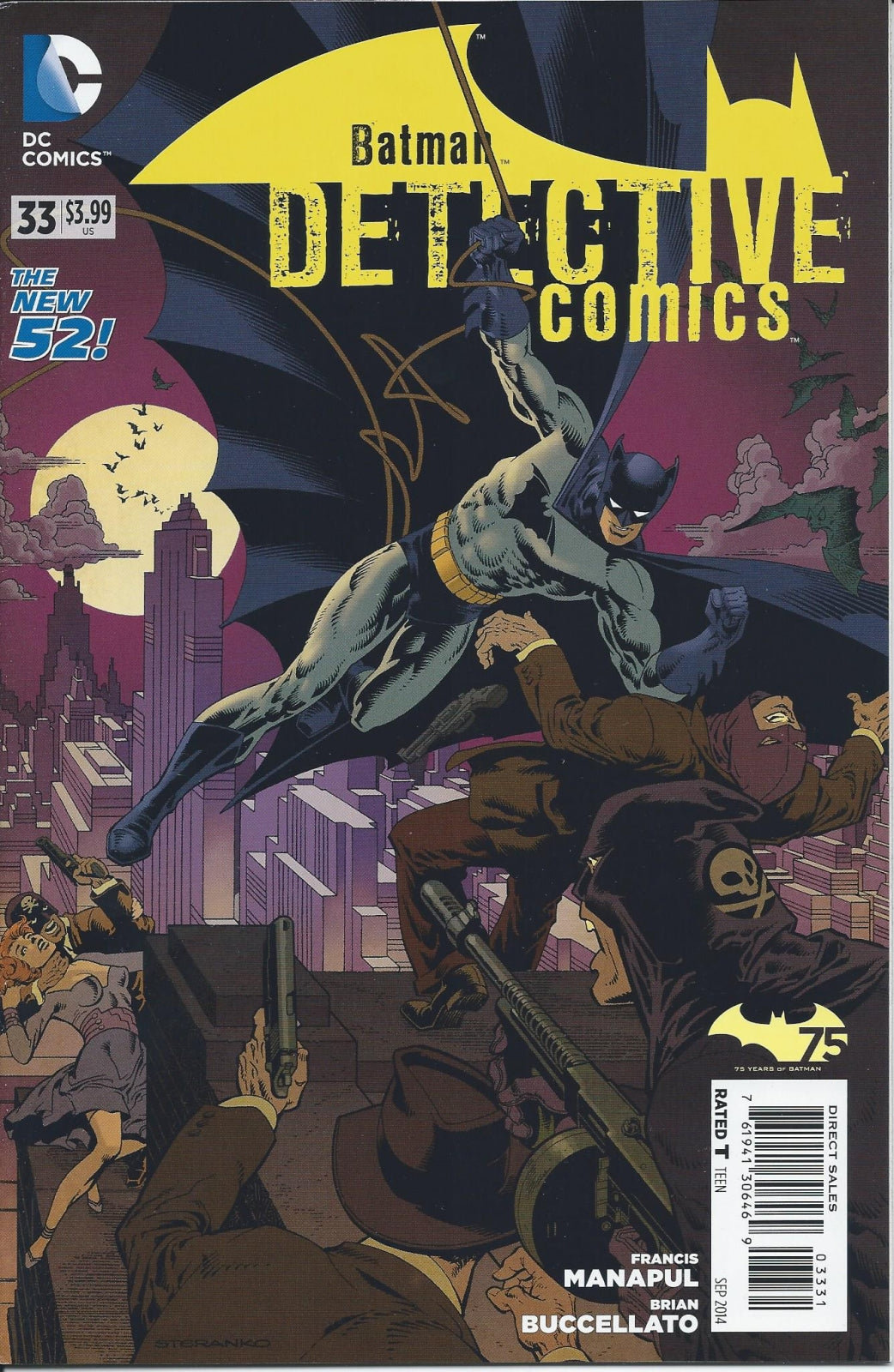 DETECTIVE COMICS (2ND SERIES) #33 FN/VF Jim Steranko Batman 75th Anniversary Variant