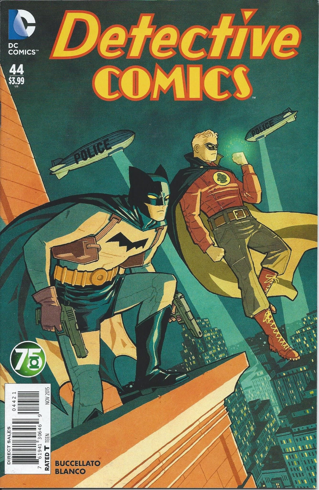 DETECTIVE COMICS (2ND SERIES) #44 NM Cliff Chiang Green Lantern 75th Anniversary Variant