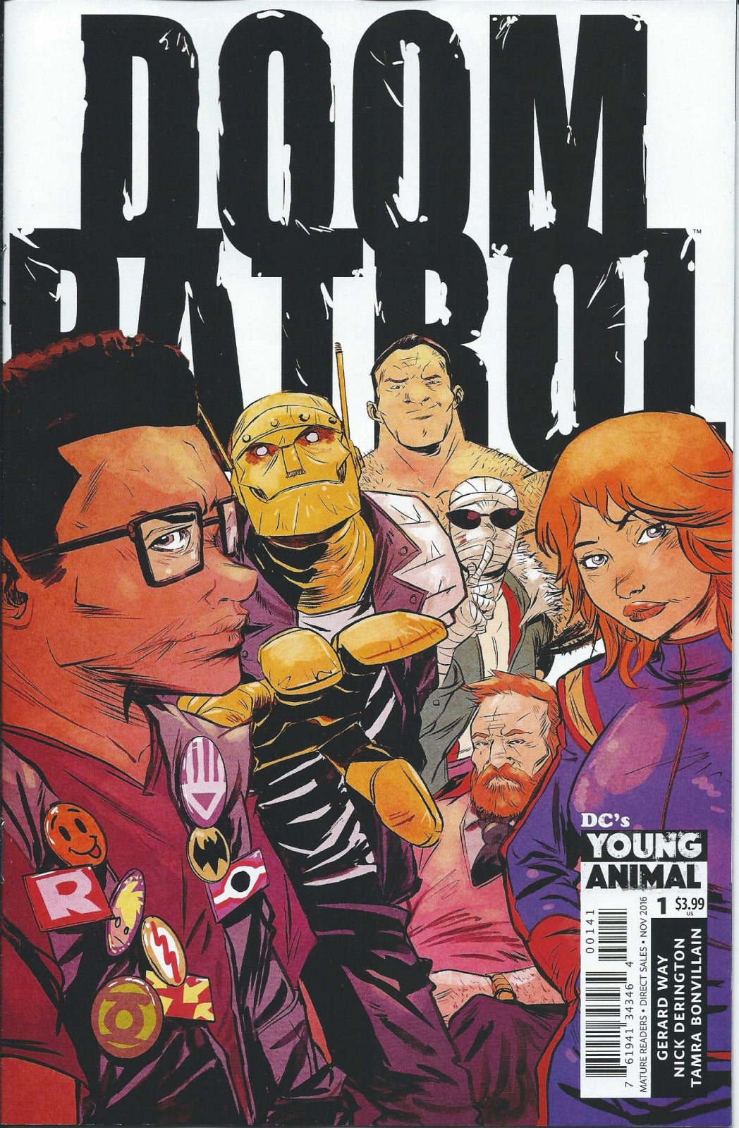 DOOM PATROL (6TH SERIES) # 1 NM Sanford Greene Variant