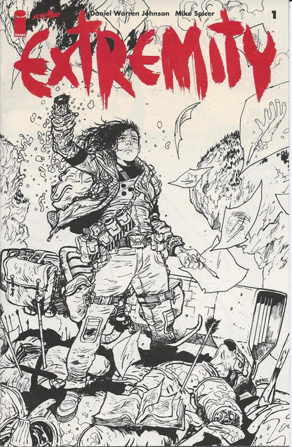 EXTREMITY # 1 B&W Ashcan Edition