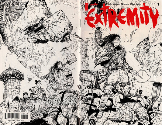 EXTREMITY # 1 B&W Ashcan Edition