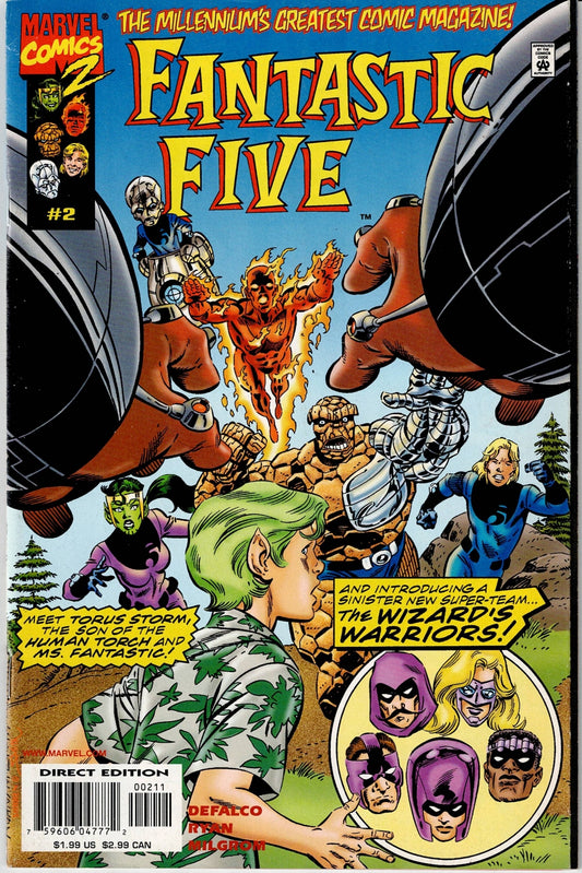 FANTASTIC FIVE (1ST SERIES) # 2 VF/NM