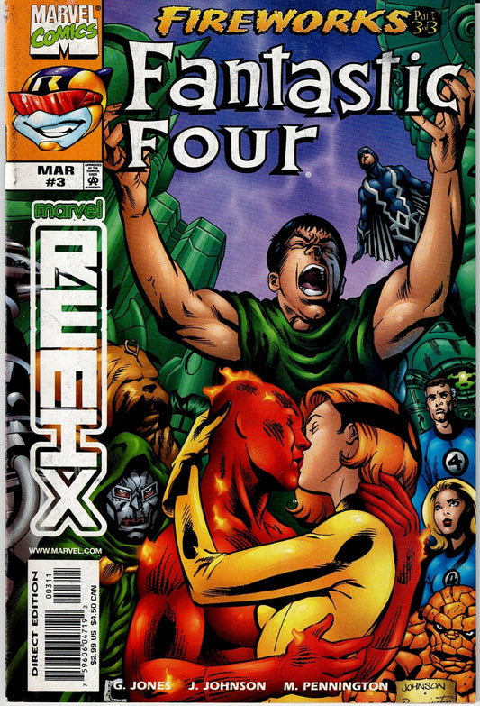 FANTASTIC FOUR: FIREWORKS # 3 VG/FN
