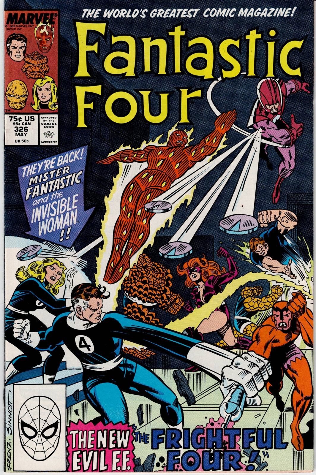FANTASTIC FOUR (1ST SERIES) #326 FN/VF