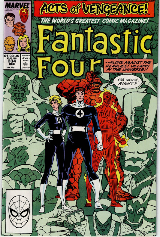 FANTASTIC FOUR (1ST SERIES) #334 VF/NM