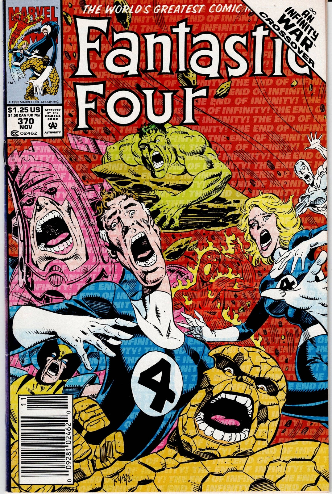 FANTASTIC FOUR (1ST SERIES) #370 VF