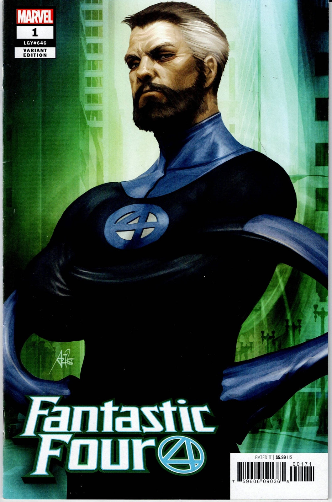 FANTASTIC FOUR (6TH SERIES) # 1/C NM- MISTER FANTASTIC Stanley "Artgerm" Lau Variant