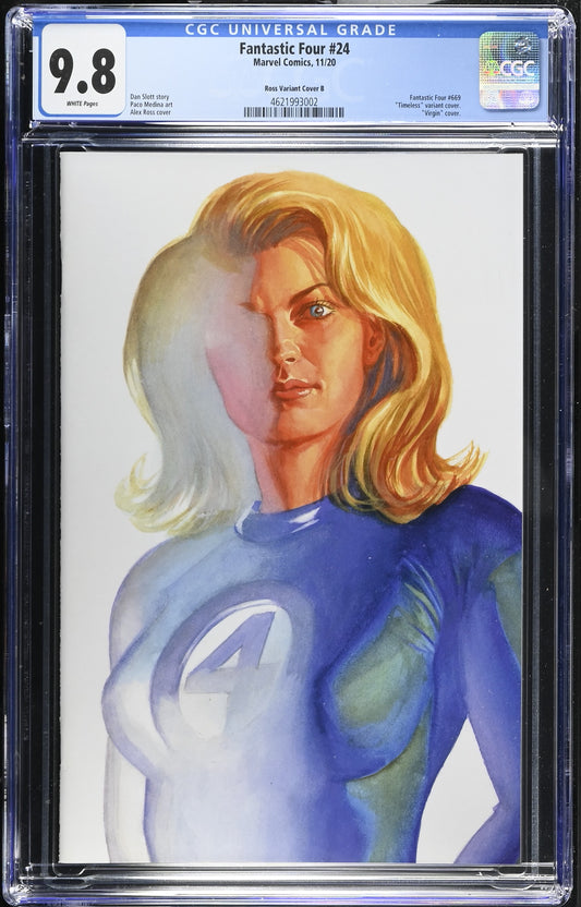 FANTASTIC FOUR (6TH SERIES) #24/B CGC 9.8 NM/MT Alex Ross Timeless Invisible Woman