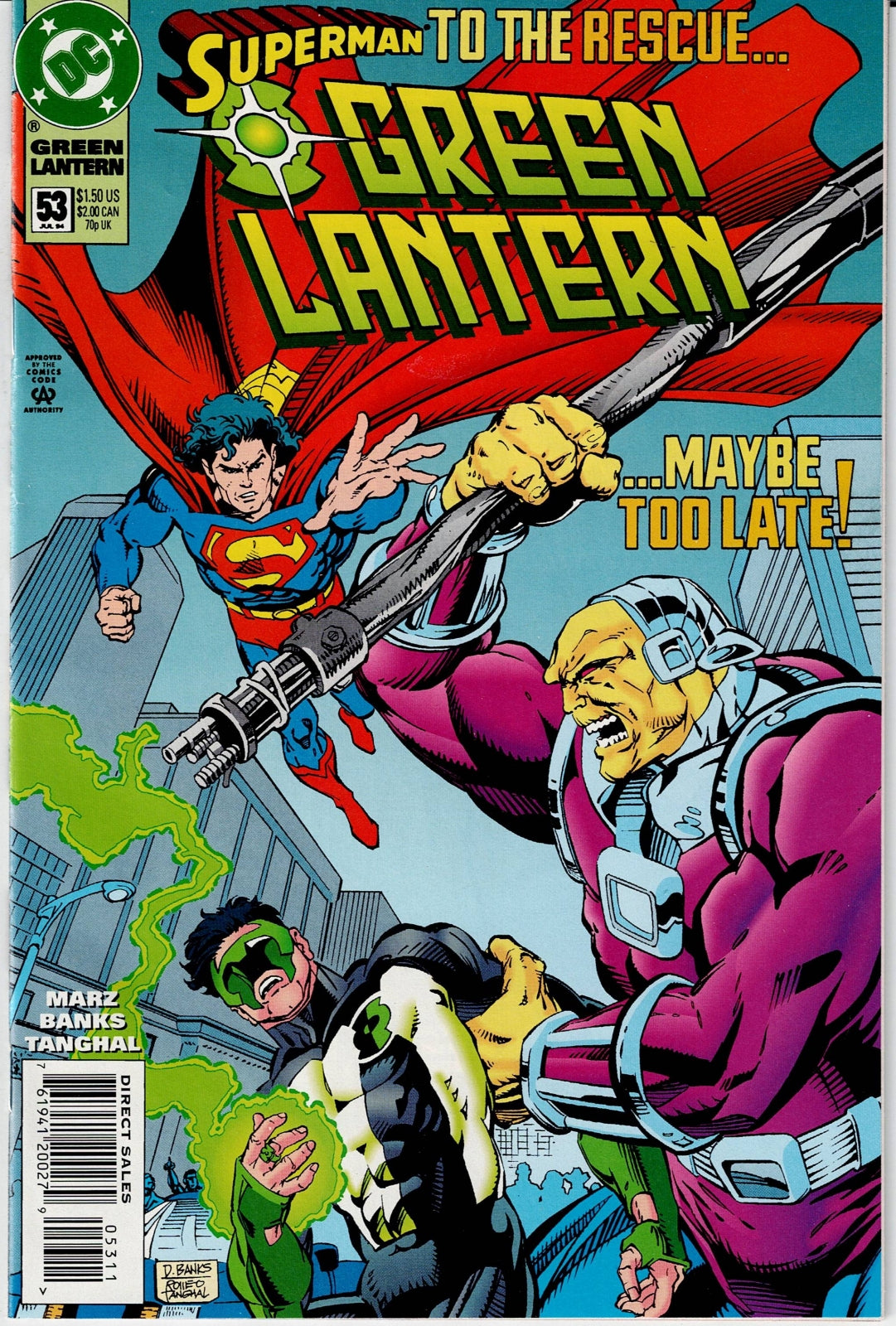 GREEN LANTERN (3RD SERIES) # 53 VF/NM