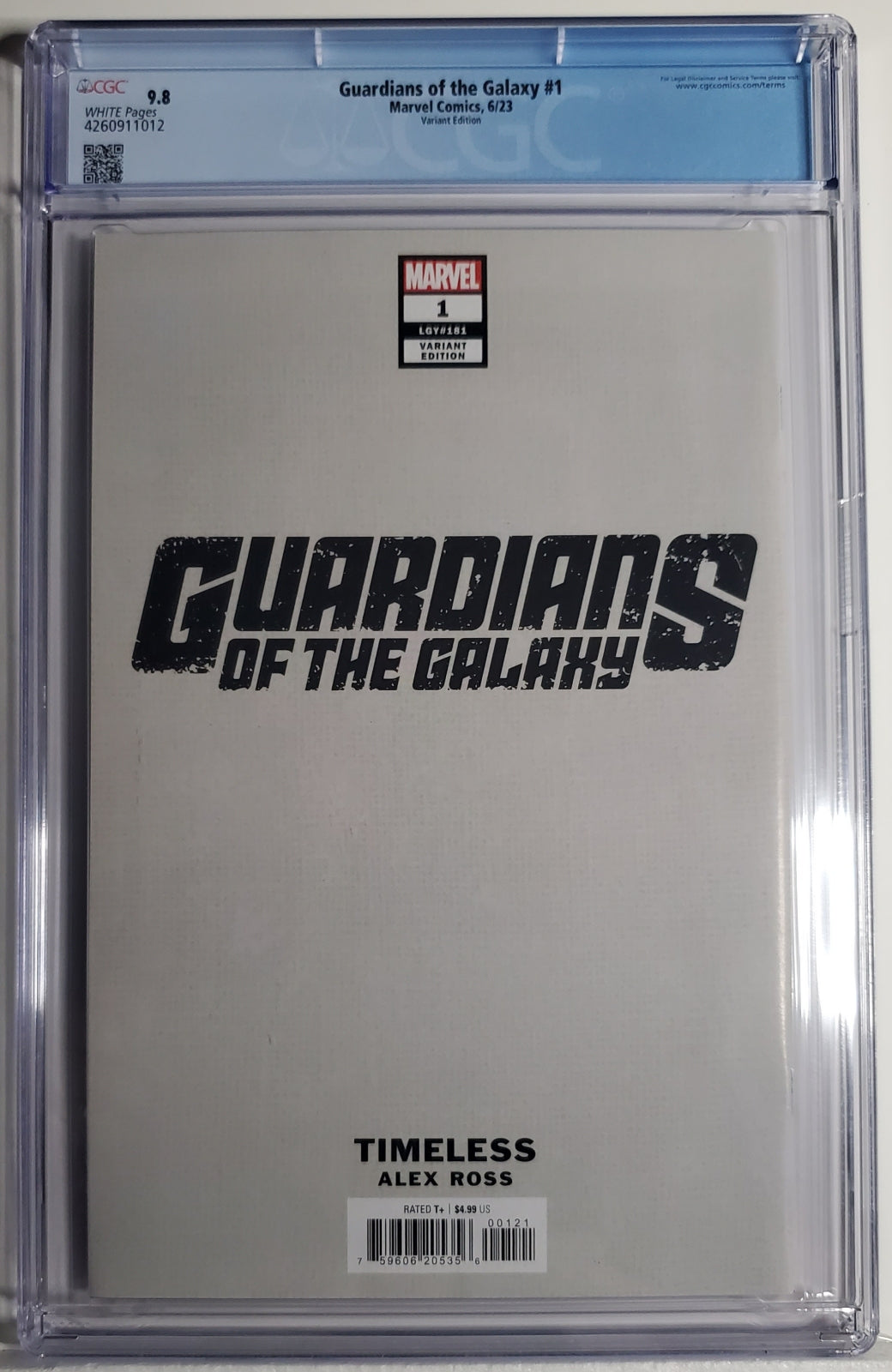 GUARDIANS OF THE GALAXY (7TH SERIES) # 1 CGC 9.8 NM/MT Alex Ross Timeless Doctor Doom