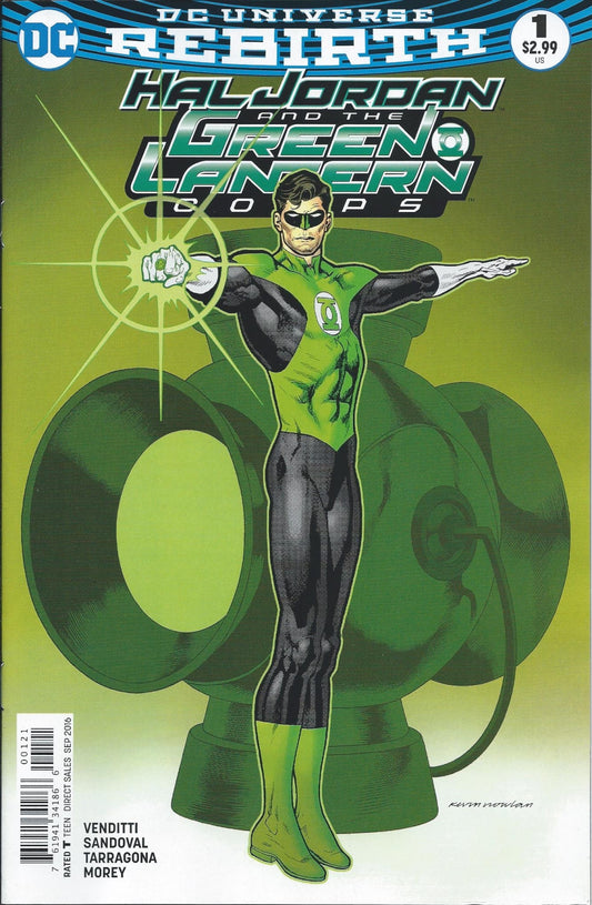 HAL JORDAN & THE GREEN LANTERN CORPS # 1 NM Kevin Nowlan Variant