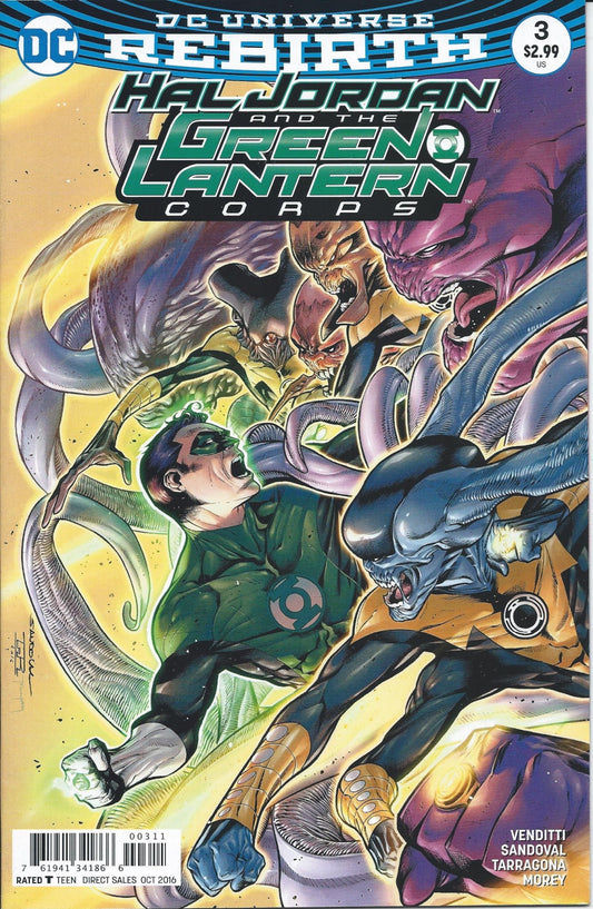 HAL JORDAN & THE GREEN LANTERN CORPS # 3 VF/NM