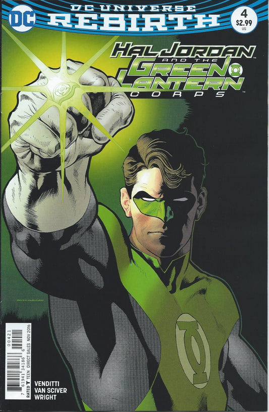 HAL JORDAN & THE GREEN LANTERN CORPS # 4 NM Kevin Nowlan Variant