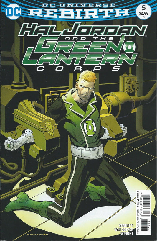 HAL JORDAN & THE GREEN LANTERN CORPS # 5 NM Kevin Nowlan Variant