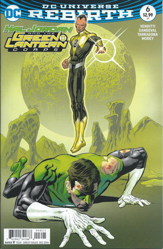 HAL JORDAN & THE GREEN LANTERN CORPS # 6 NM Kevin Nowlan Variant