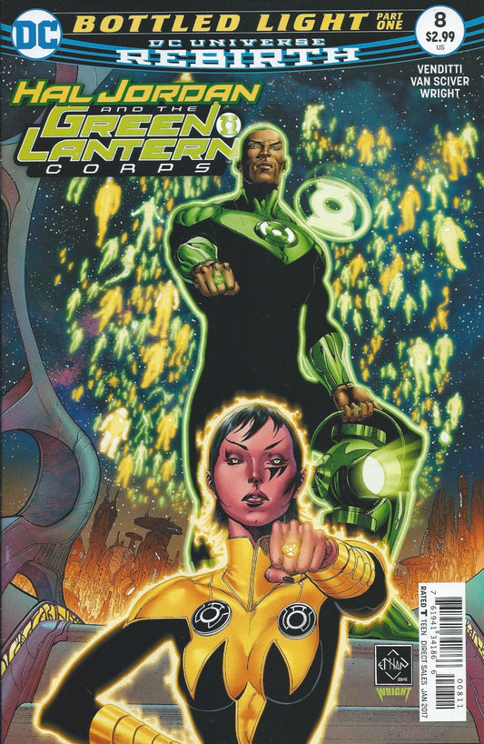 HAL JORDAN & THE GREEN LANTERN CORPS # 8 VF/NM