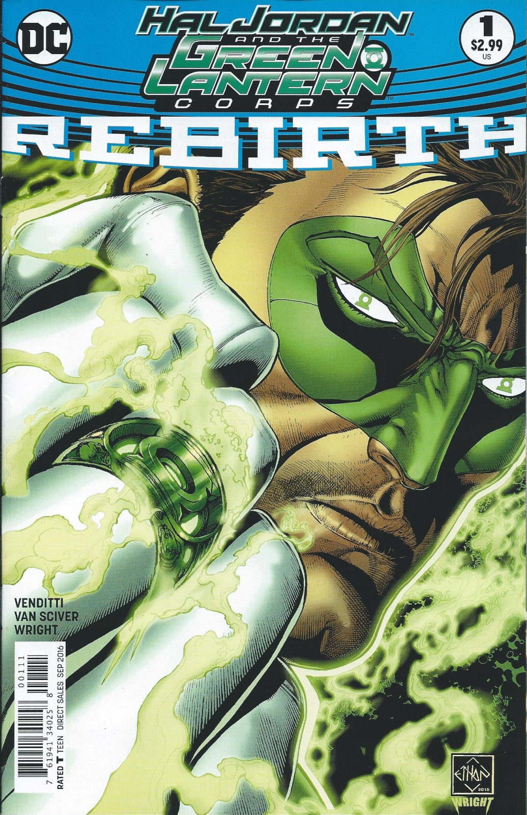 HAL JORDAN & THE GREEN LANTERN CORPS: REBIRTH # 1 VF/NM