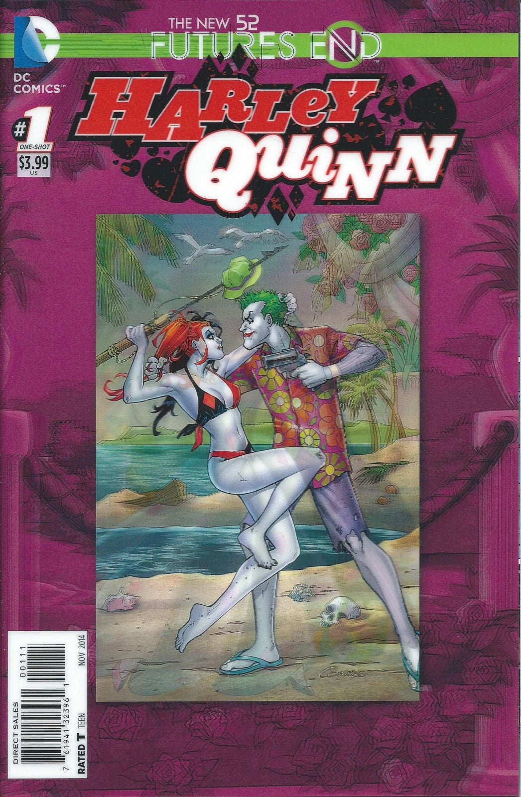 HARLEY QUINN: FUTURES END # 1 NM 3-D Hologram Cover