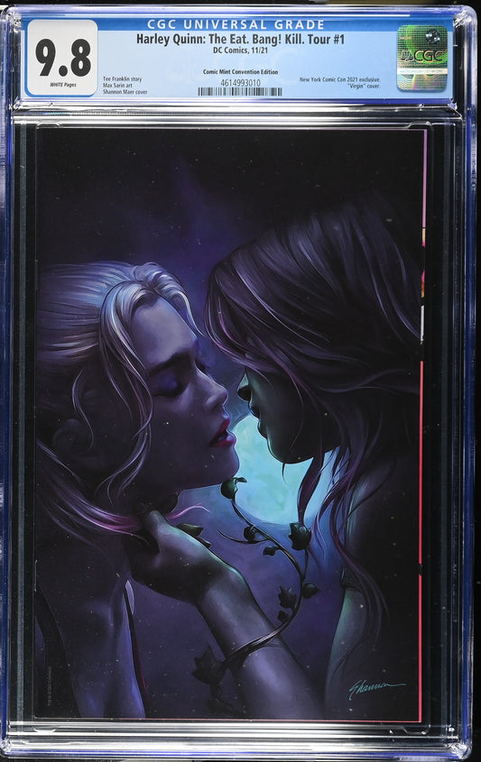 HARLEY QUINN: THE ANIMATED SERIES: THE EAT. BANG! KILL TOUR # 1 CGC 9.8 NM/MT Shannon Maer NYCC 2021 Exclusive Virgin Variant