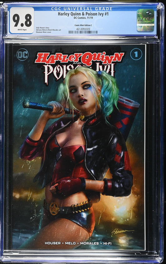 HARLEY QUINN & POISON IVY # 1 CGC 9.8 NM/MT Shannon Maer Comic Mint Exclusive Harley Quinn Variant