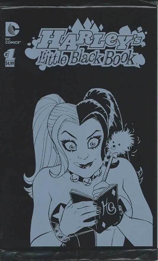 HARLEY'S LITTLE BLACK BOOK #1 NM Sealed Black Polybag Variant