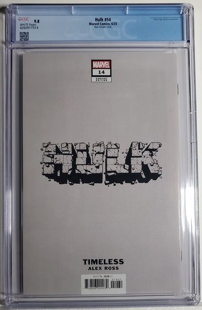 HULK (7TH SERIES) #14 CGC 9.8 NM/MT Alex Ross Timeless Abomination