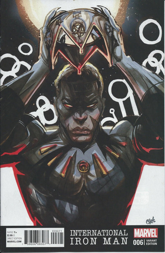 INTERNATIONAL IRON MAN # 6 NM Chris Visions' Black Panther Variant